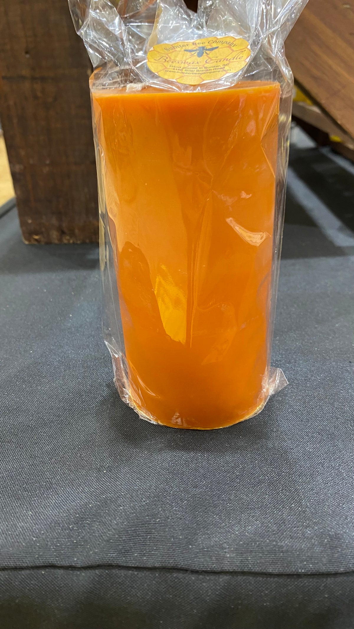 3”x6” Beeswax Pillar Candle