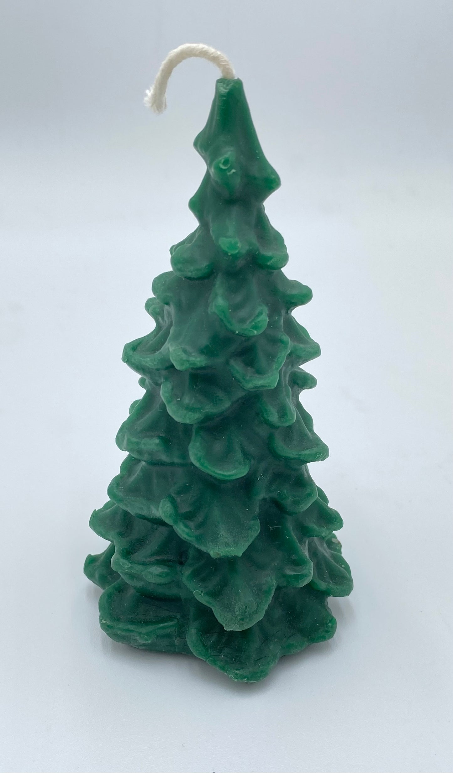Christmas Tree Beeswax Candle - Hunter Green