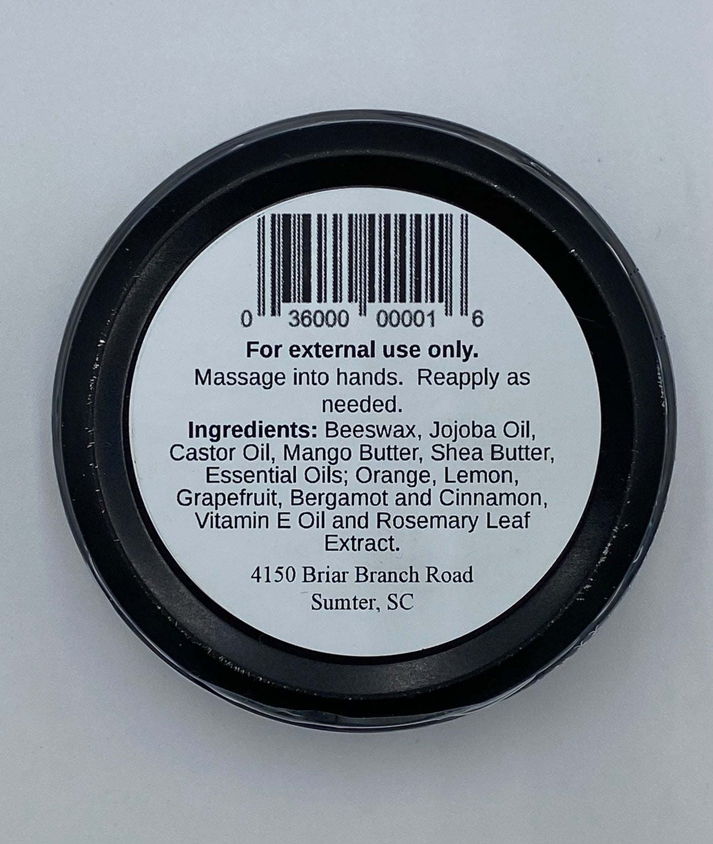 Beeswax Hand Balm - Citrus Spice