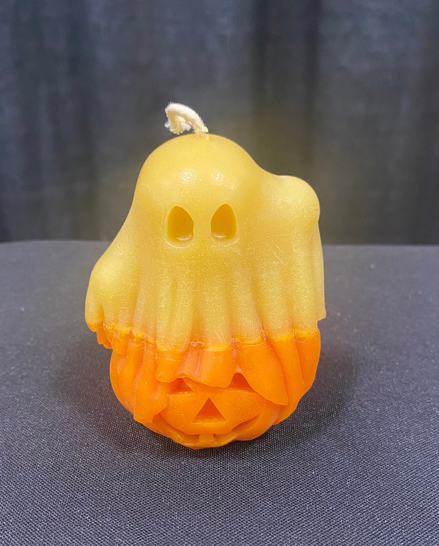 Scented Beeswax Candle Ghost - Pumpkin Pecan Waffle