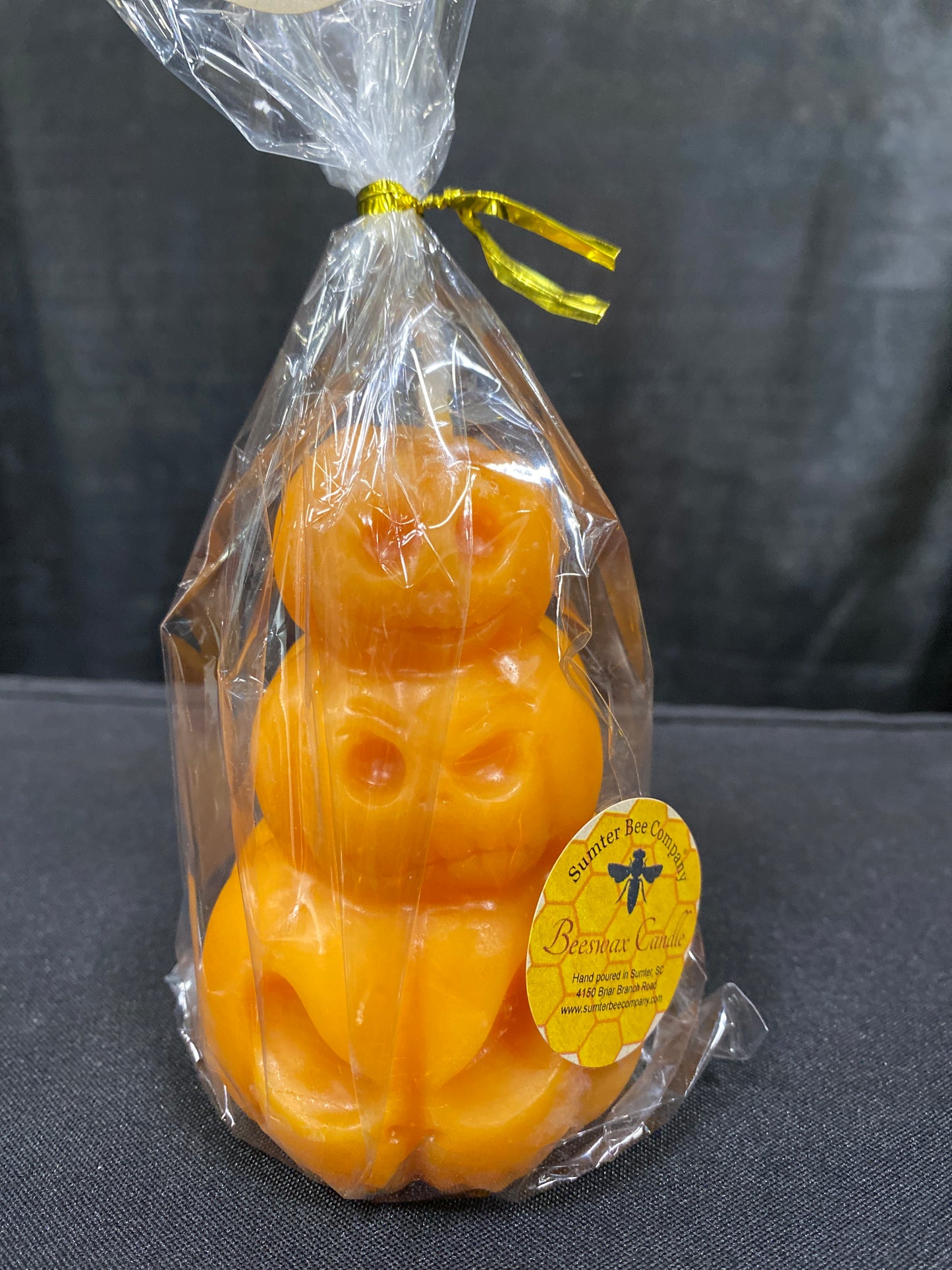 3 Tier Jack-O-Lantern Candle