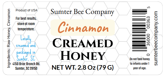 Cinnamon Creamed Honey