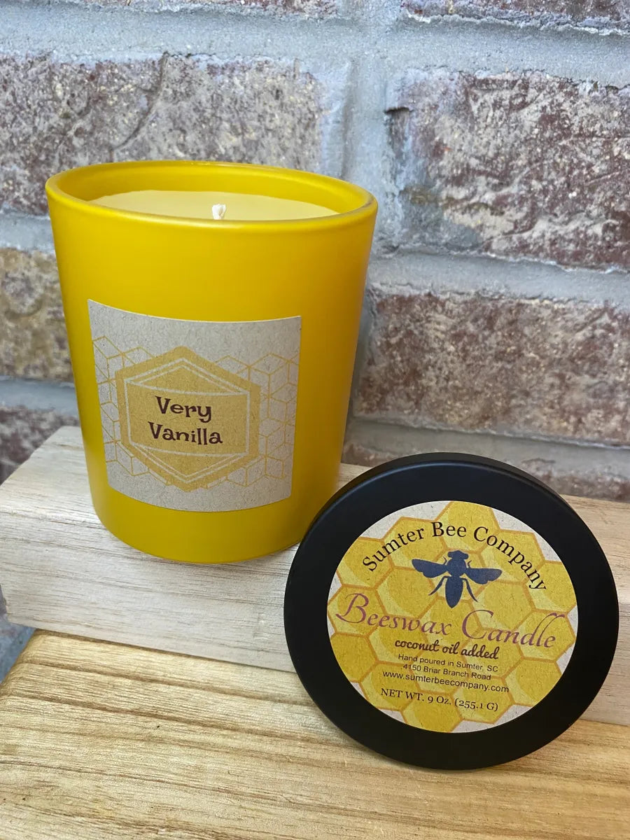 Scented Beeswax Candle - 9 oz