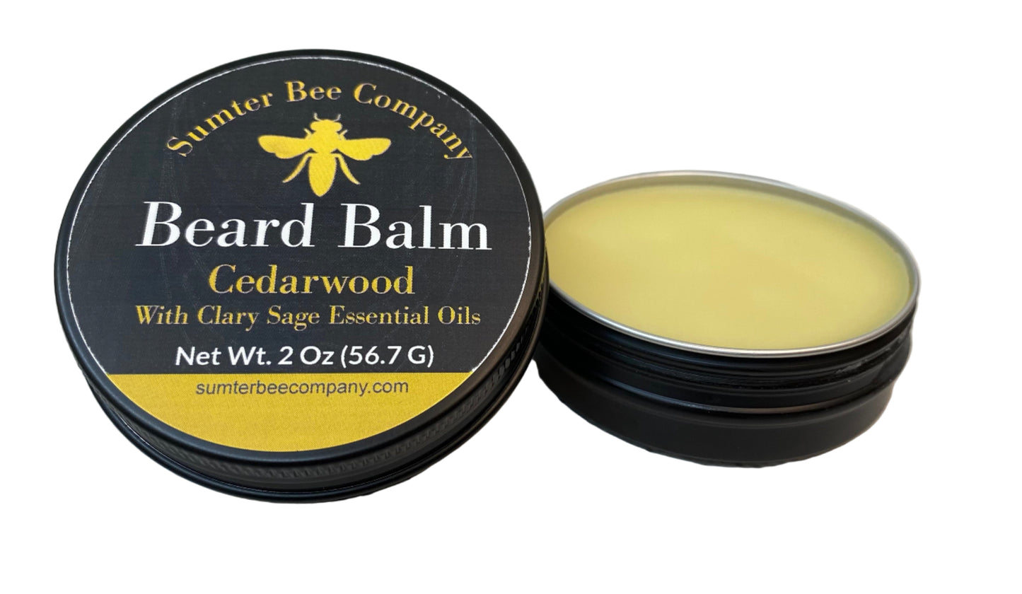 Beeswax Beard Balm - Cedarwood & Clary Sage