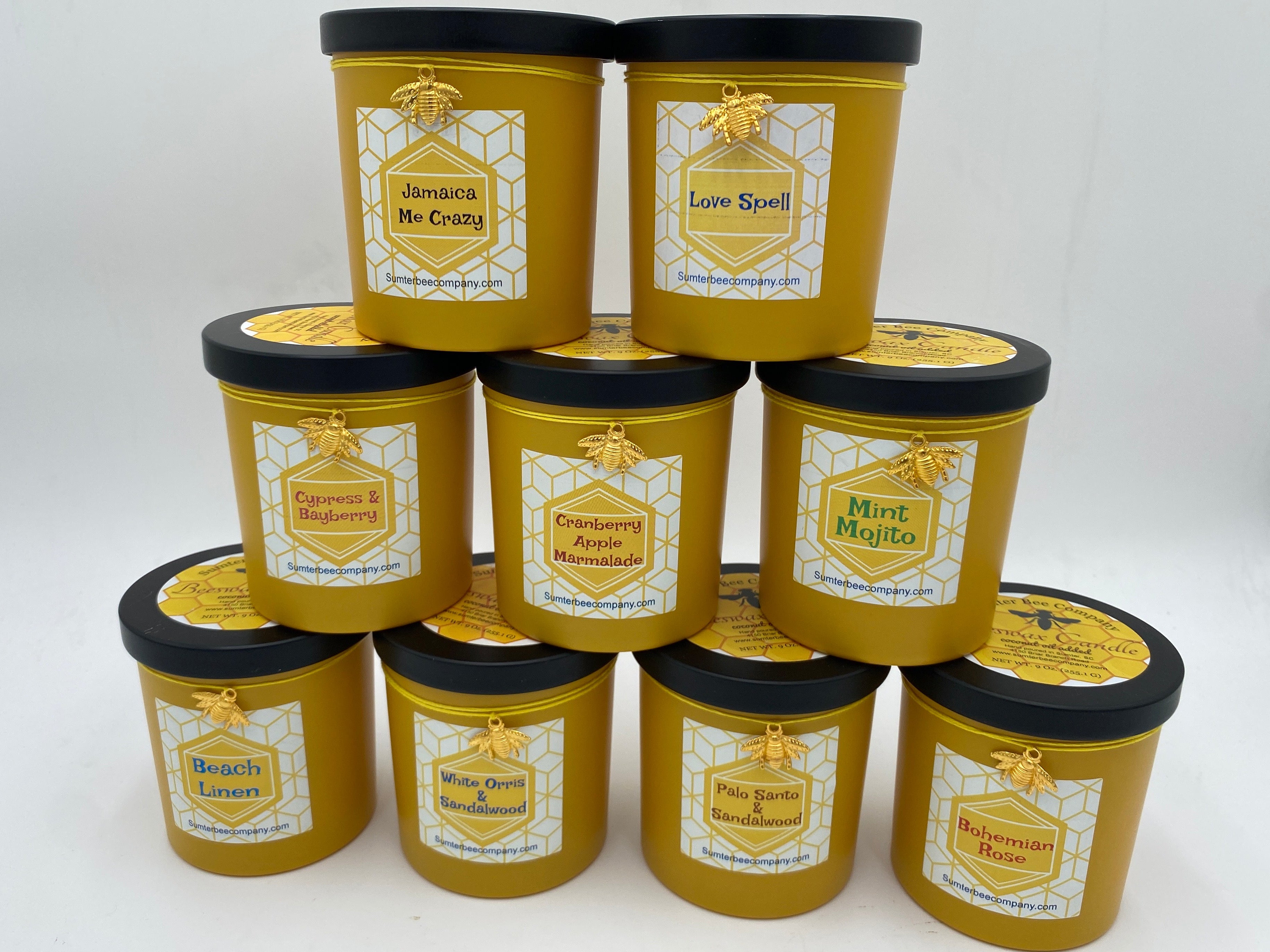 Scented Beeswax Candles - 17 Clean Fragrances | Sumter Bee Company