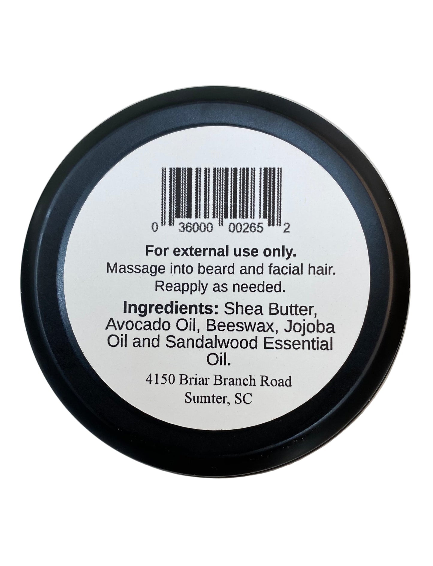 Beeswax Beard Balm - Sandalwood