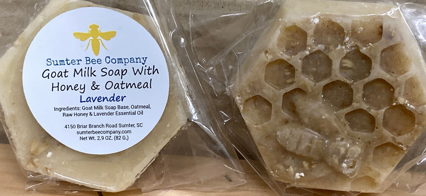 Goat Milk Soap with Honey and Oatmeal