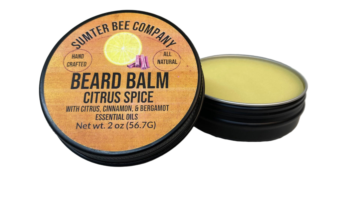 Beeswax Beard Balm - Citrus Spice
