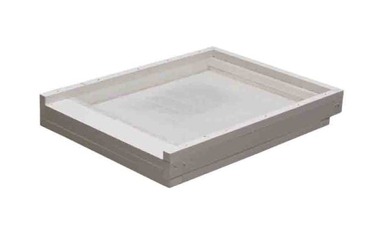 Screened Bottom Board, Assembled with Tray, Commercial, 10-frame Painted