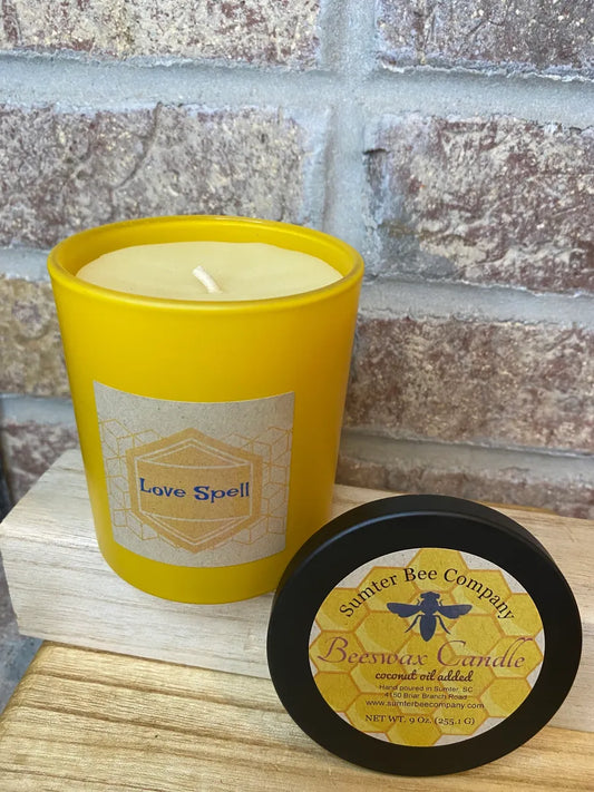 Scented Beeswax Candle - 9 oz