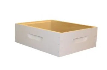 Medium Super, Fingerjointed, Assembled, Painted, Commercial, 10-frame