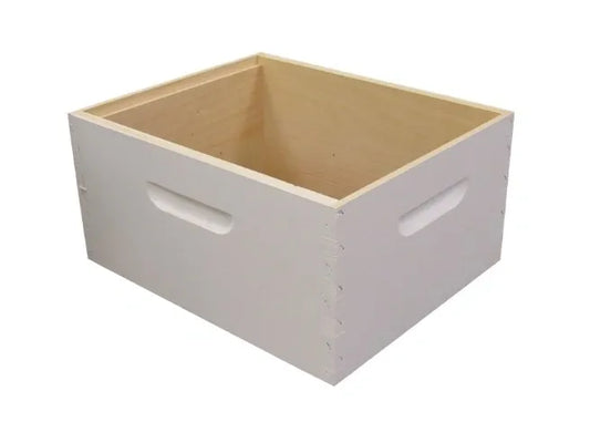 Deep Hive Body, Fingerjointed, Assembled, Painted, Commercial, 10-frame