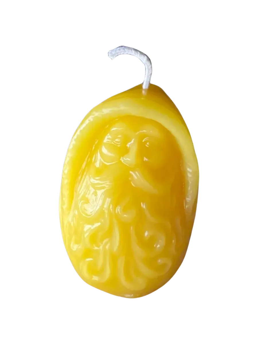 Old Man Winter 100% Beeswax Candle