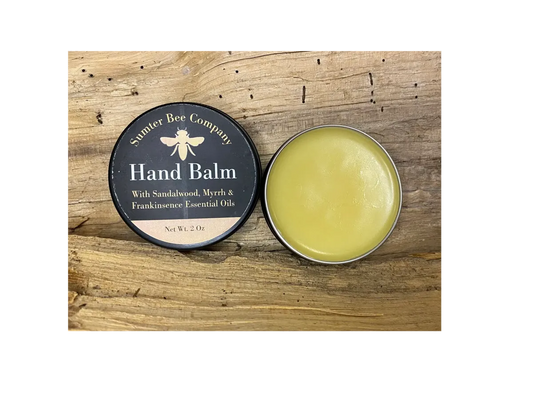 Beeswax Hand Balm Sandalwood with Myrrh, & Frankincense 2 Oz.