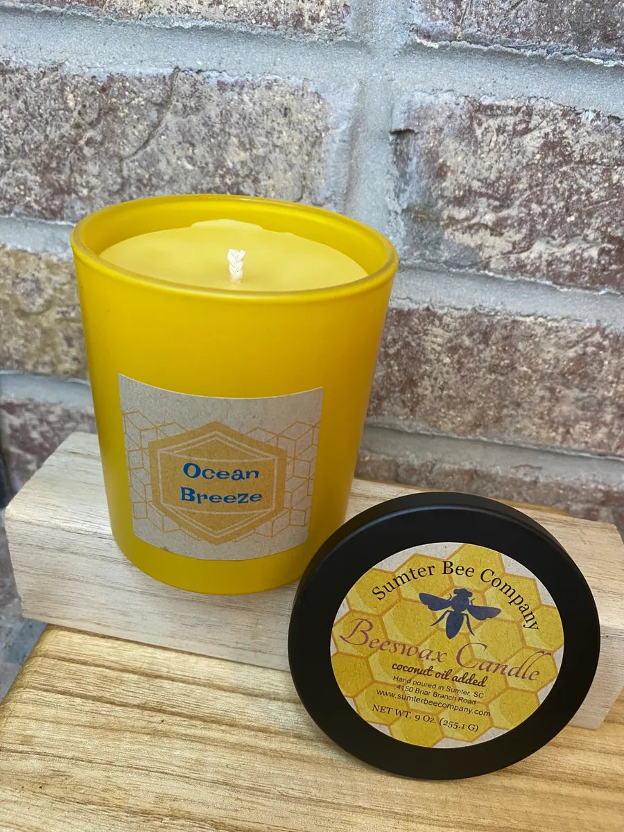 Scented Beeswax Candle - 9 oz