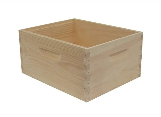 Deep Hive Body, Fingerjointed, Assembled, Mill-run, 10-frame