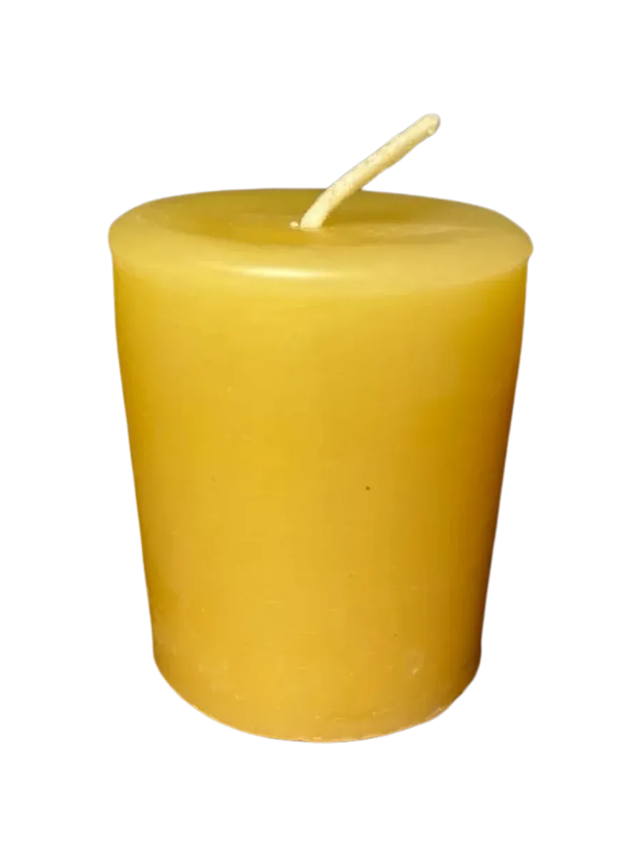2 oz Votive Candle -100% Beeswax