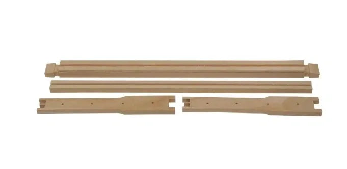 Frame, Medium, Unassembled, Grooved Top Bar, Grooved Bottom Bar, No Endbar Holes, Commercial