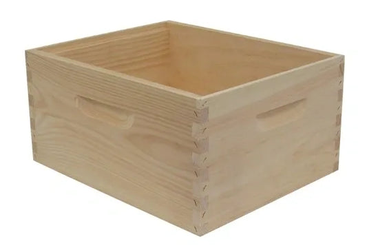Deep Hive Body, Fingerjointed, Assembled, Commercial, 10-frame