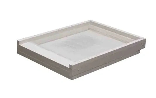 Screened Bottom Board, Assembled, Commercial, 10-frame - Painted W/ Out Tray