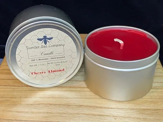 Scented Beeswax Candle Tin - 7 oz
