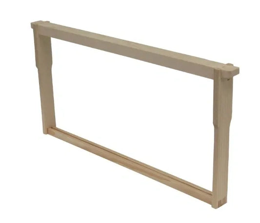 Frame, Deep, Assembled, Grooved Top Bar, Grooved Bottom Bar, No Endbar Holes, Commercial